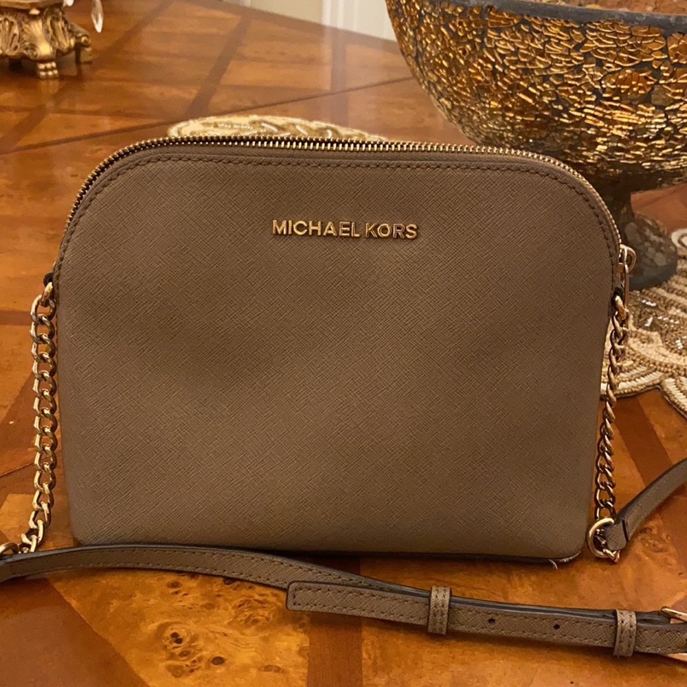 Michael Kors Beige Crossbody